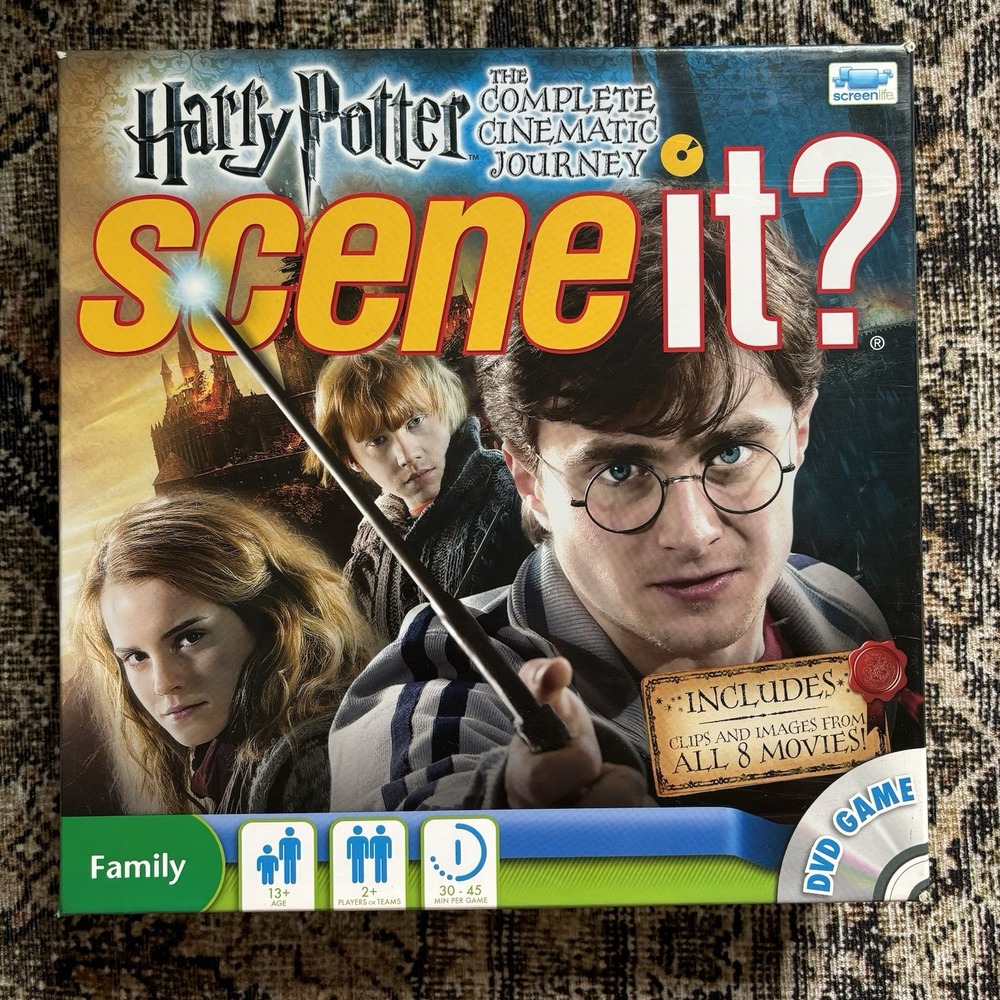 Harry Potter "Scene It" Complete Cinematic Journey DVD Game Screen Life 2011